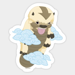 Appa Yip Yip Avatar Fan Art Sticker